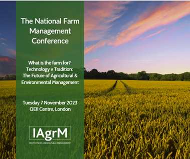 What is a farm for? IAgrM National Farm Management Conference returns